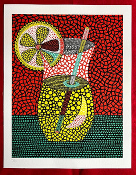 Yayoi Kusama Lithograph Coa Numbered Limited