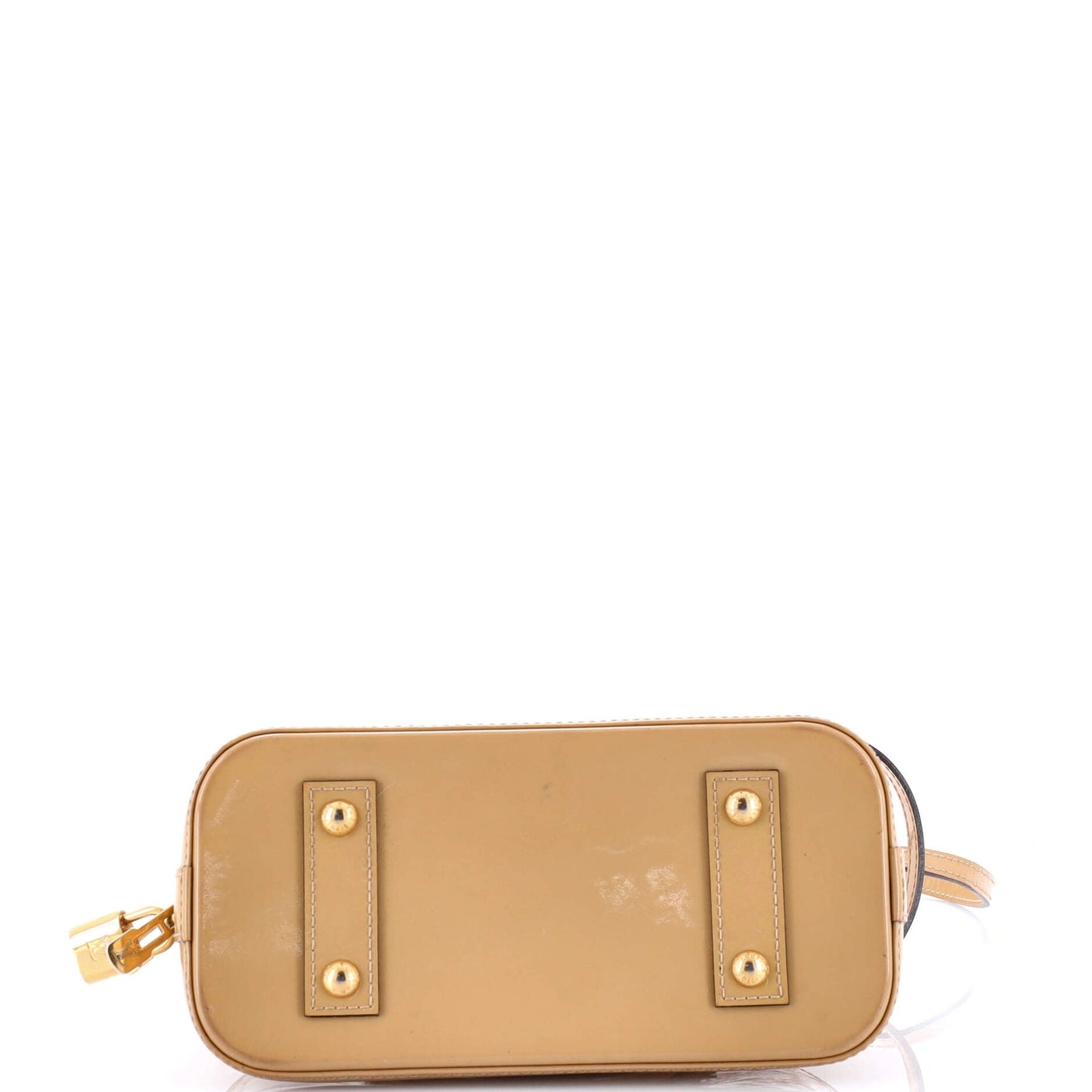 Louis Vuitton Alma Handbag Limited Edition Monogram Vernis Rayures Bb