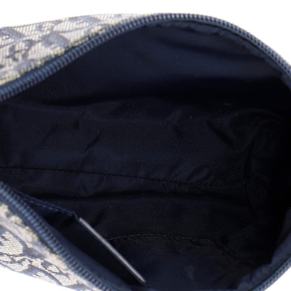 Christian Dior Vintage Trotter Pochette Shoulder Bag Diorissimo Canvas Small