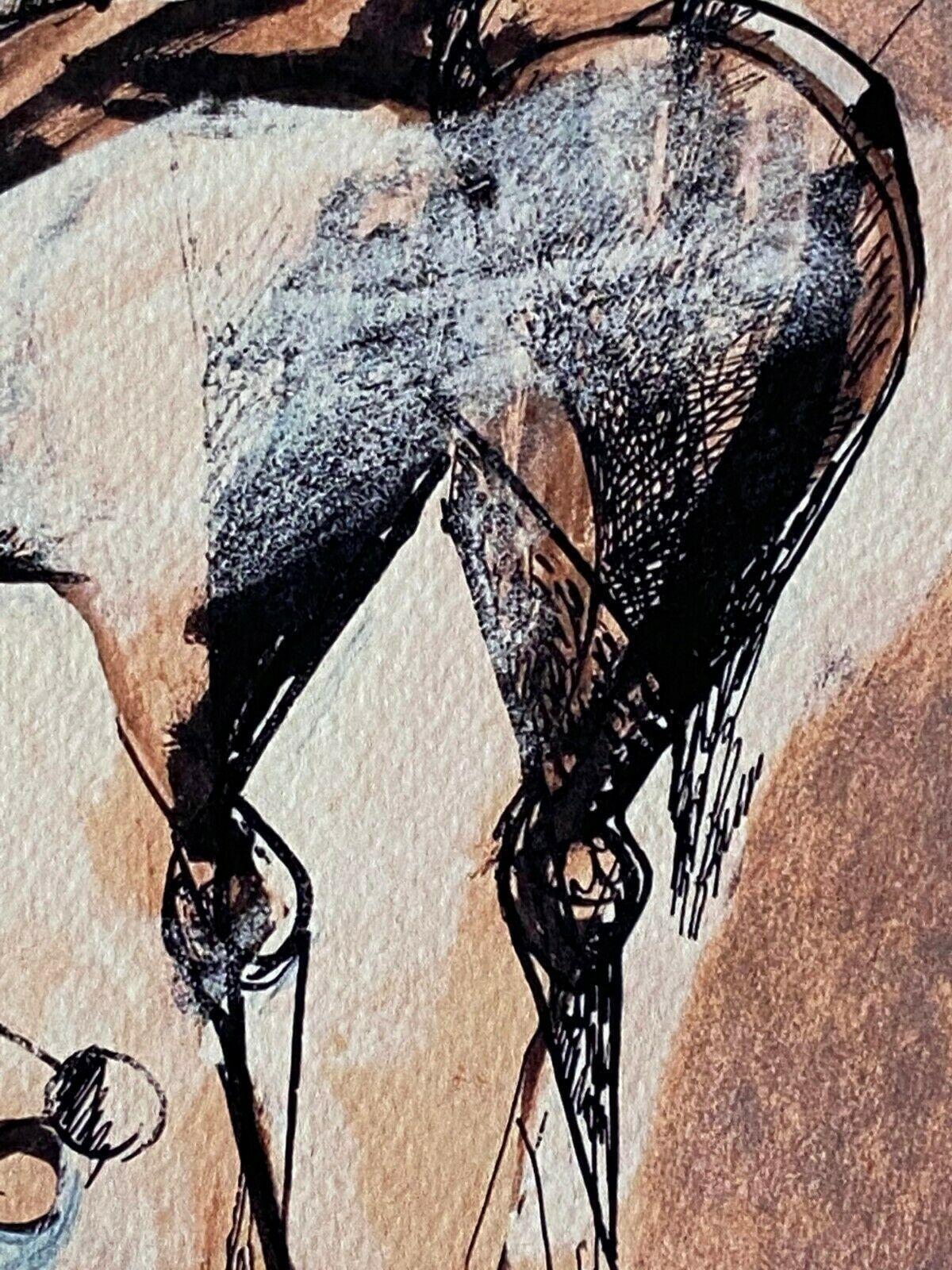 Marino Marini Lithograph Coa - Hand Numbered 175Ex Signature Stamp