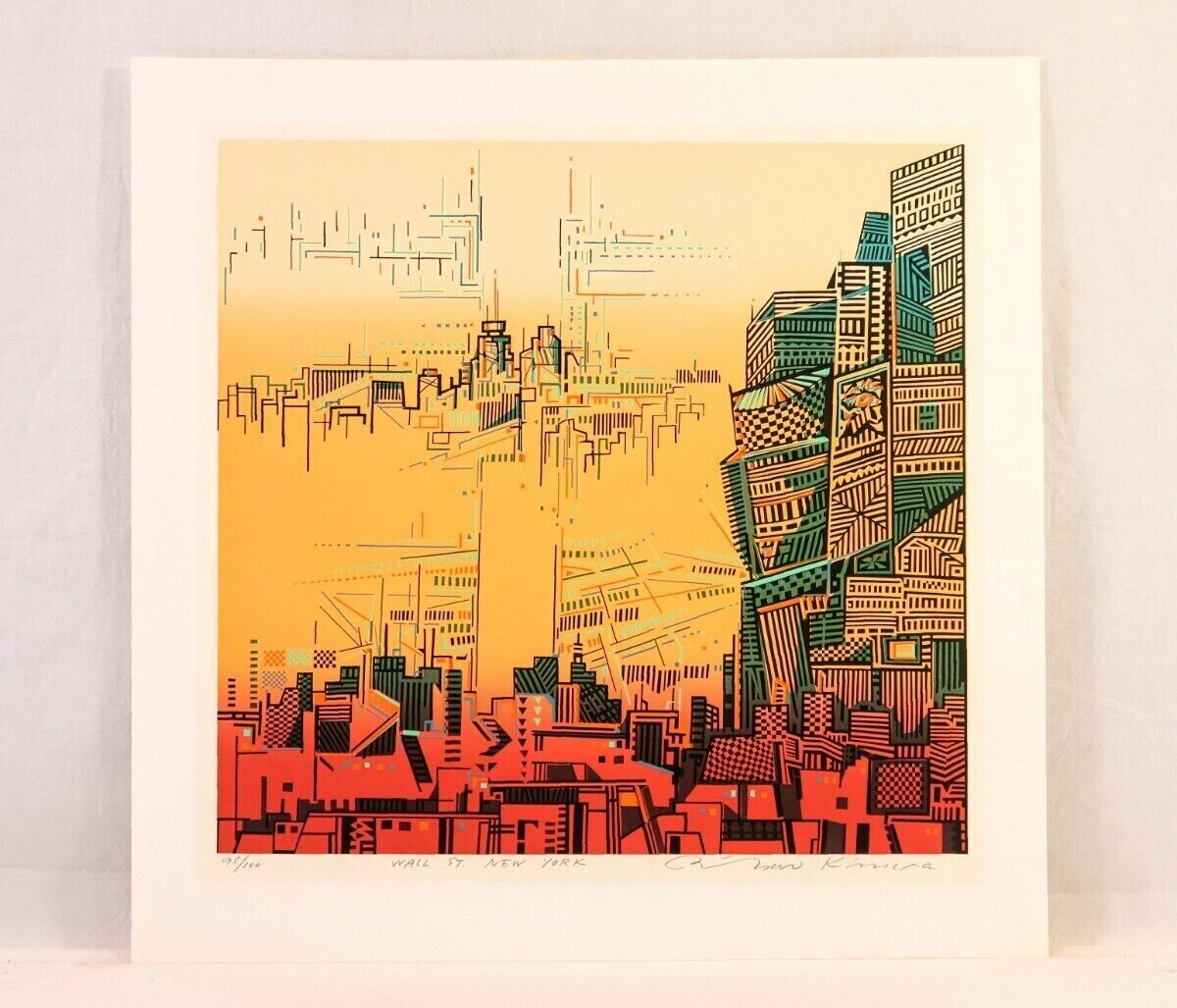 Risaburo Kimura Signed Original Serigraph