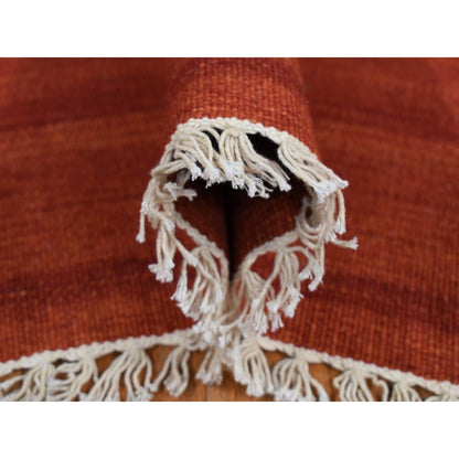 10'X14'7" Ivory Wool Flat Weave Durie Kilim Hand Woven Reversible Rug