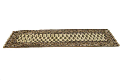 Floral Oriental Runner Rug Allover Design Wool