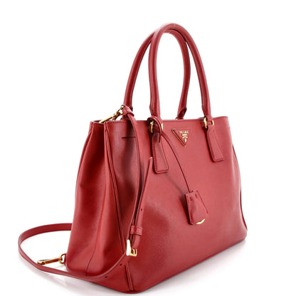 Prada Gardener'S Tote Saffiano Leather Medium