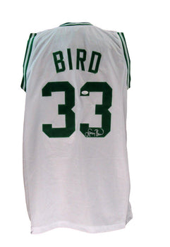 Larry Bird Hof Autographed White Custom