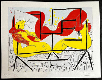Pablo Picasso Lithograph Coa Signed Numbered By
