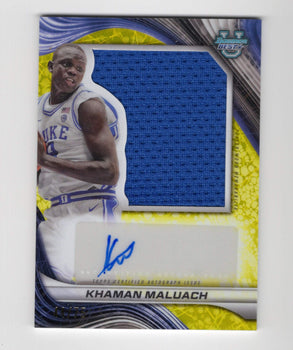 Khaman Maluach Bowman Best U #Pjrakm Auto Jersey Card /75