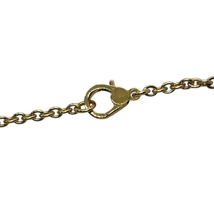 Hermes Finesse Black Spinel Necklace K18 Gold Black Spinel