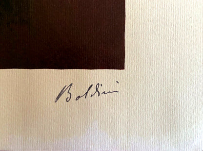 Giovanni Boldini Lithograph Coa Signature Limited