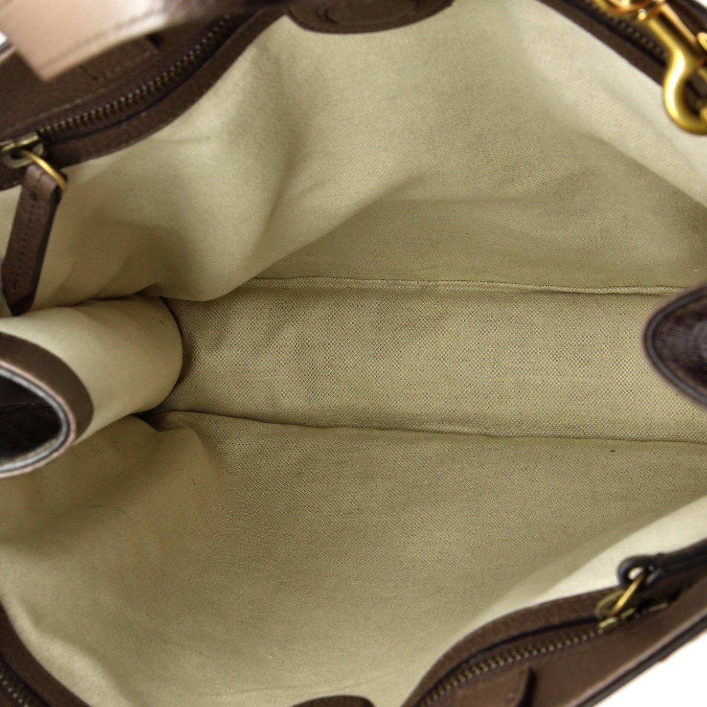 Gucci Courrier Convertible Soft Open Tote Gg Coated Canvas With Applique North