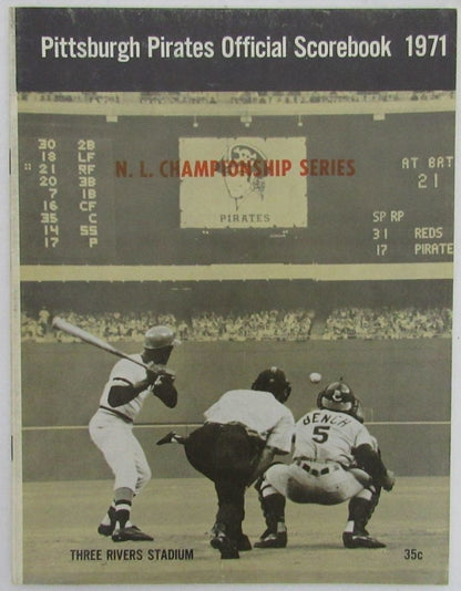 1971 Pittsburgh Pirates V. Reds Playoff Nlcs