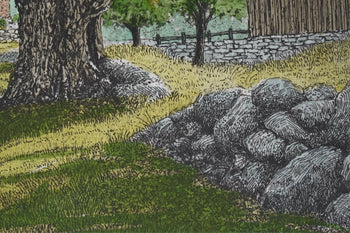 Carol Collette Original Hand-Colored Etching Print 