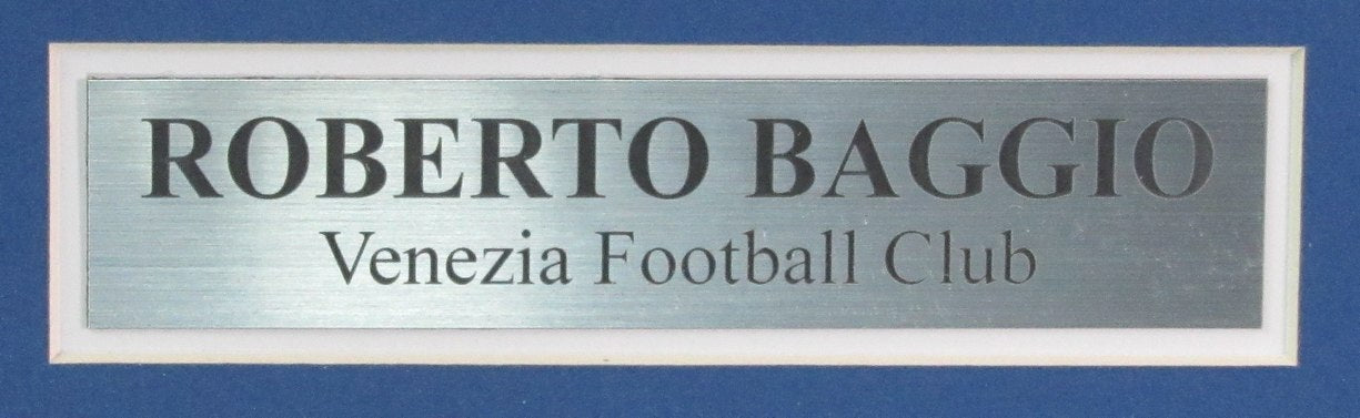 Roberto Baggio Signed Venezia Football Club
