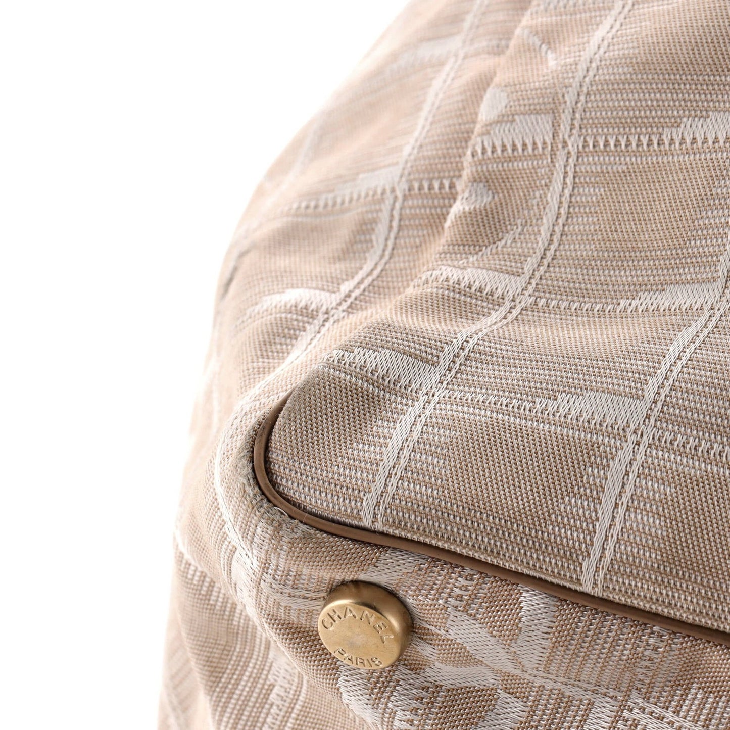 Chanel Travel Line Shoulder Bag Nylon Medium