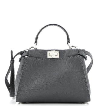 Fendi Selleria Peekaboo Bag Leather Mini