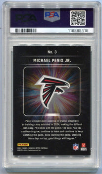 Michael Penix Jr. 2024 Panini Donruss Optic Light