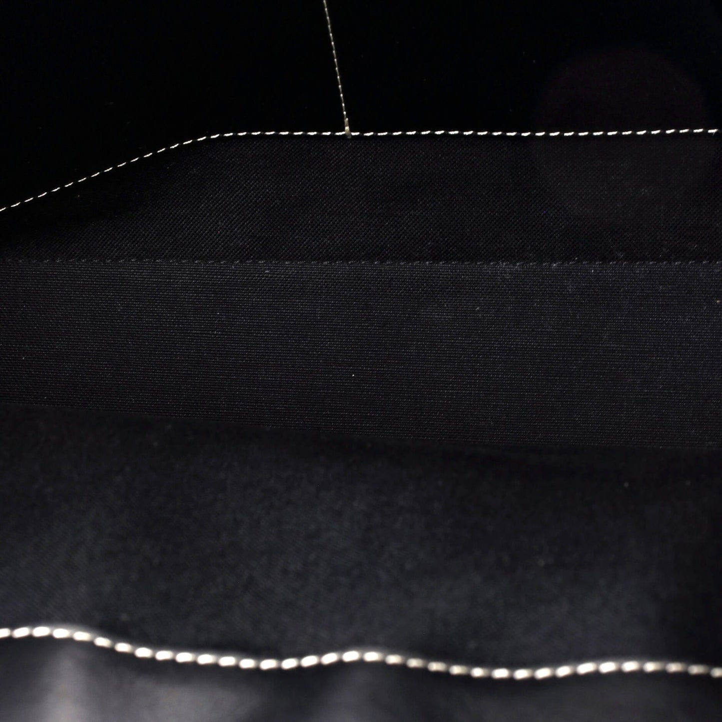 Burberry Logo Pocket Tote Canvas With Leather Medium