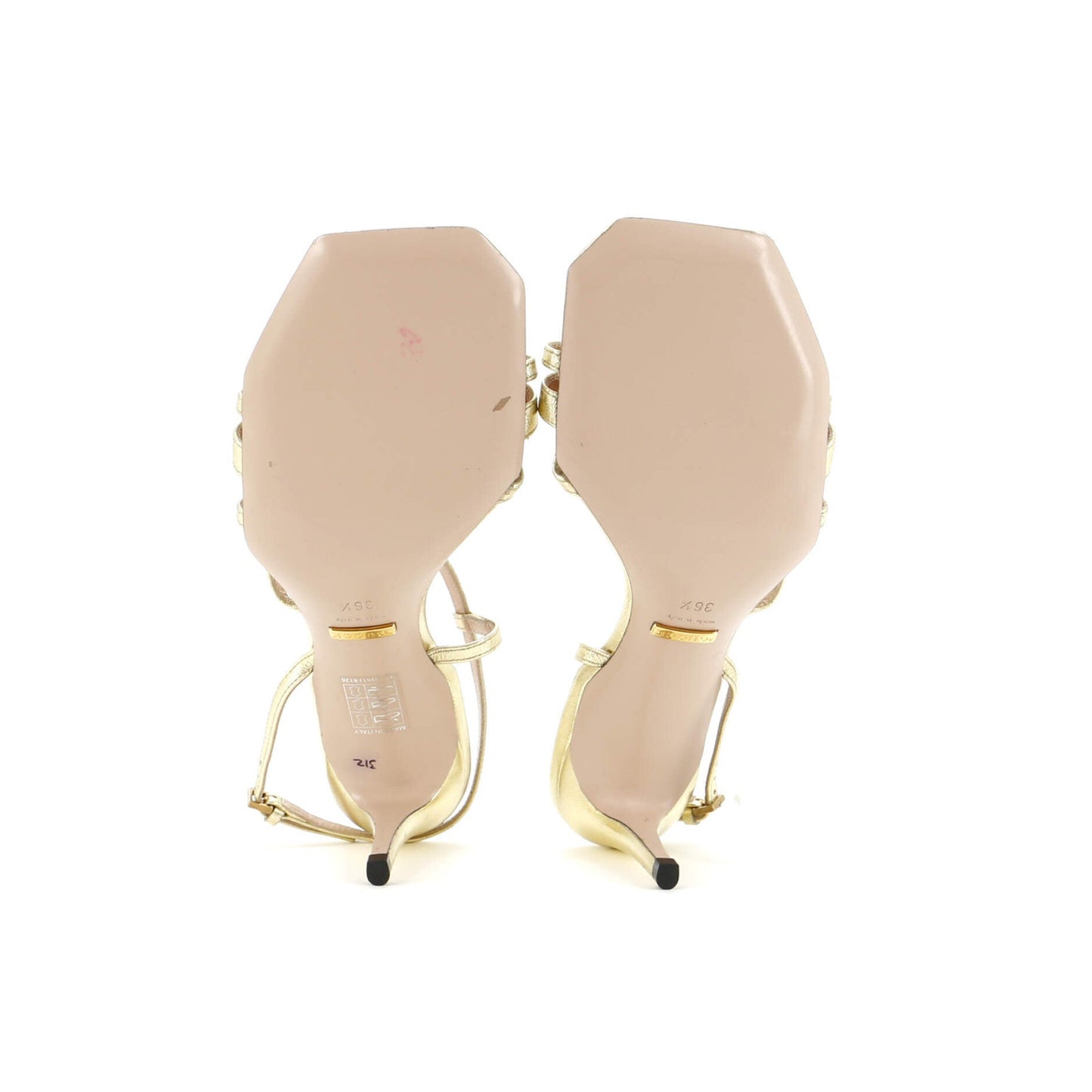 Gucci Women'S Victoria Horsebit Heeled Sandals Leather