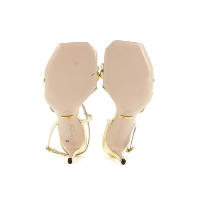 Gucci Women'S Victoria Horsebit Heeled Sandals Leather