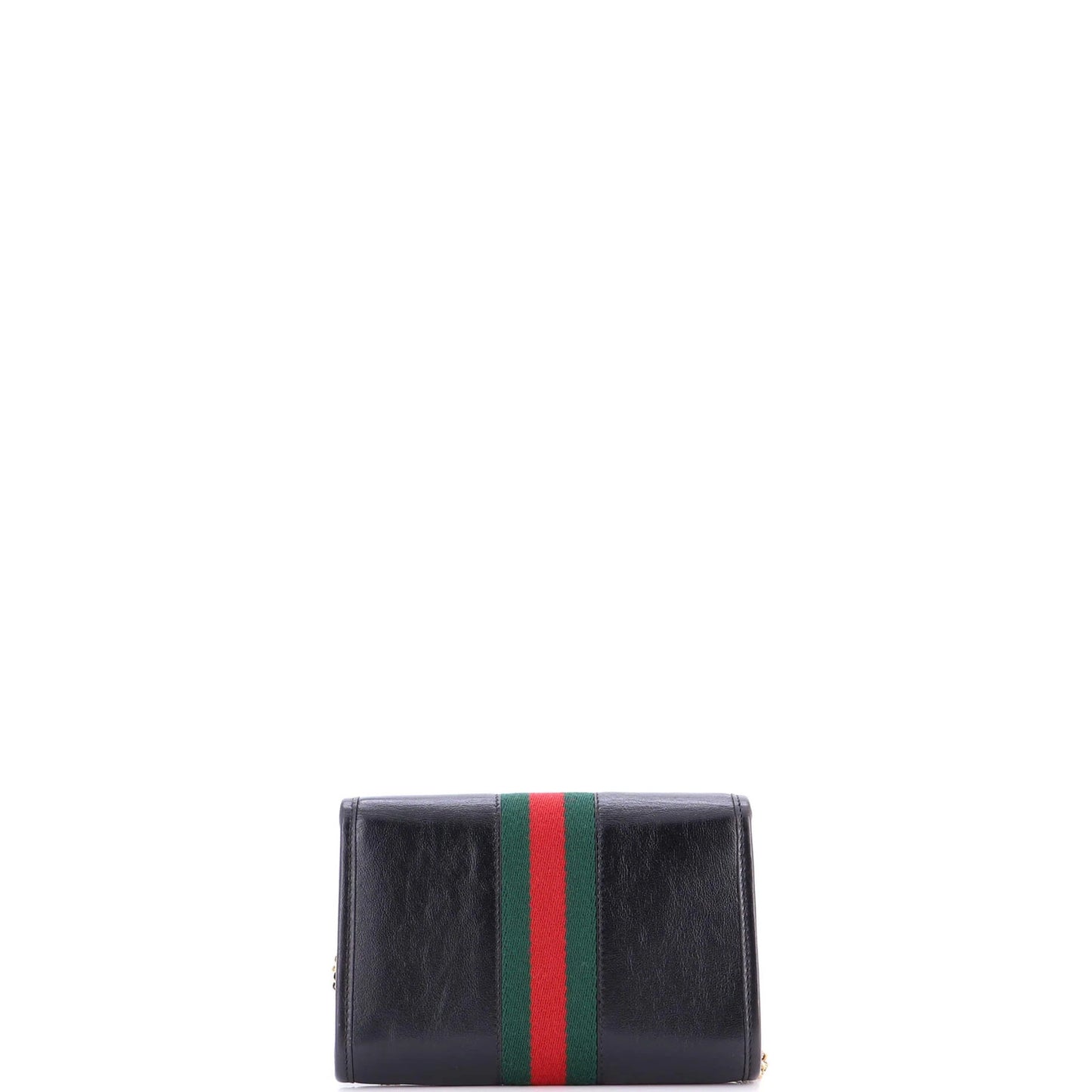 Gucci Rajah Web Chain Shoulder Bag Leather Mini