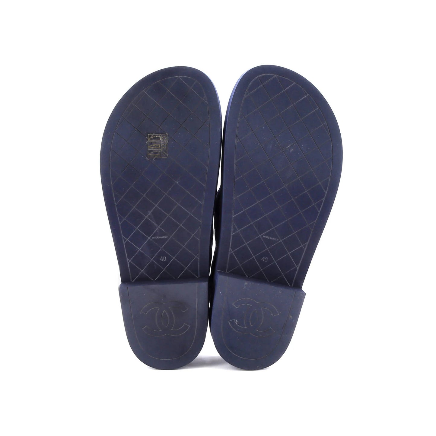 Chanel Women'S Dad Sandals Quilted Suede