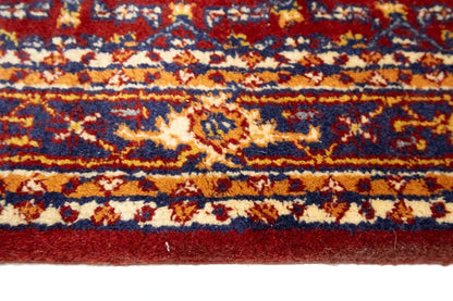 Hand knotted Indo Botemir wool runner rug oriental carpet hallway