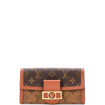 Louis Vuitton Sarah Dauphine Wallet Reverse Monogram Canvas