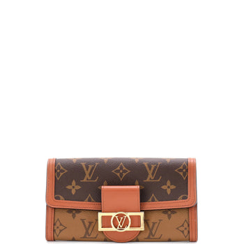 Louis Vuitton Sarah Dauphine Wallet Reverse Monogram Canvas
