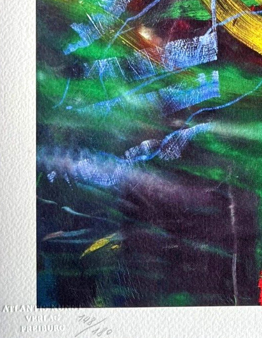 Gerhard Richter Lithograph Signed Coa (Hand Numbered)