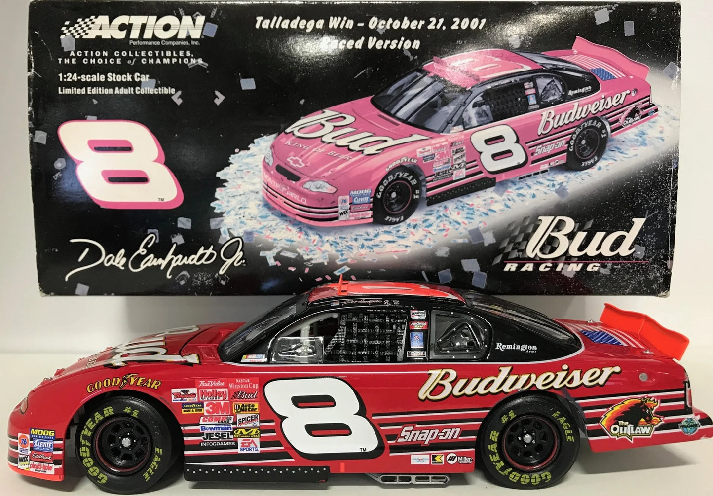 Dale Earnhardt Jr. Unsigned #8 2001 1:24 Scale Die Cast Car