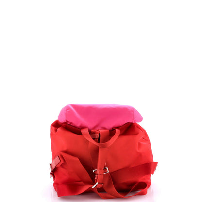 Prada Double Front Pocket Backpack Tessuto Medium