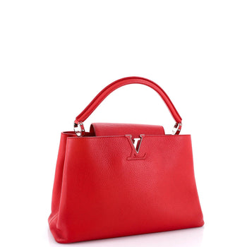 Louis Vuitton Capucines Bag Leather Mm