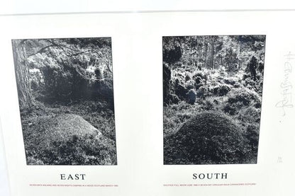 Hamish Fulton Photogravure Print East South West