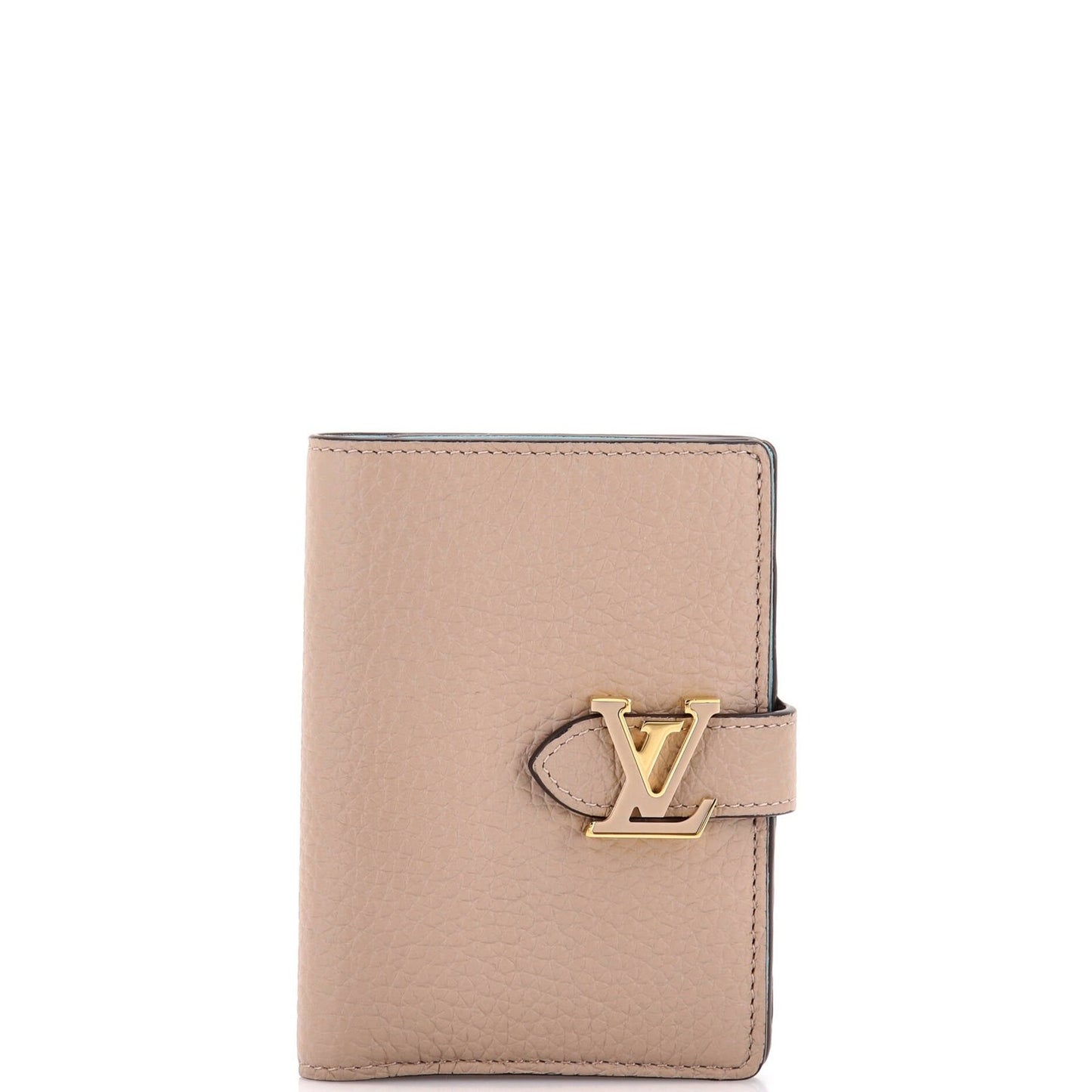 Louis Vuitton Lv Vertical Wallet Taurillion Leather Compact