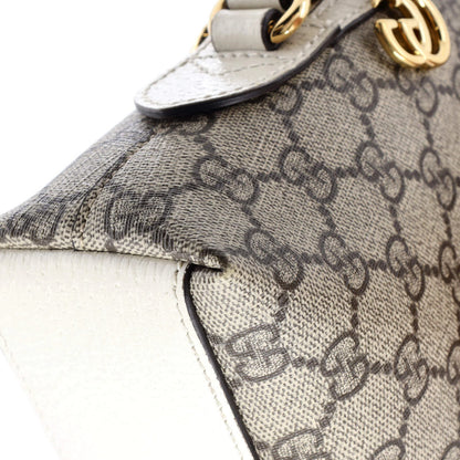 Gucci Ophidia Dome Shoulder Bag Gg Coated Canvas Small