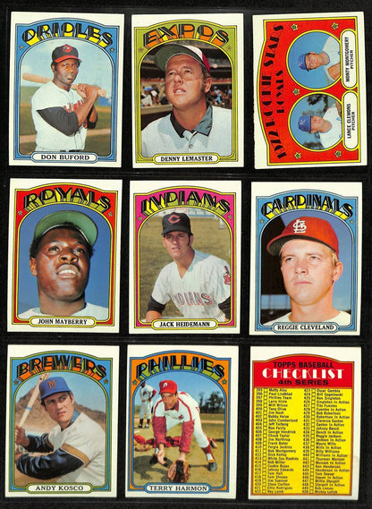 1972 Topps Baseball Complete Set (787)
