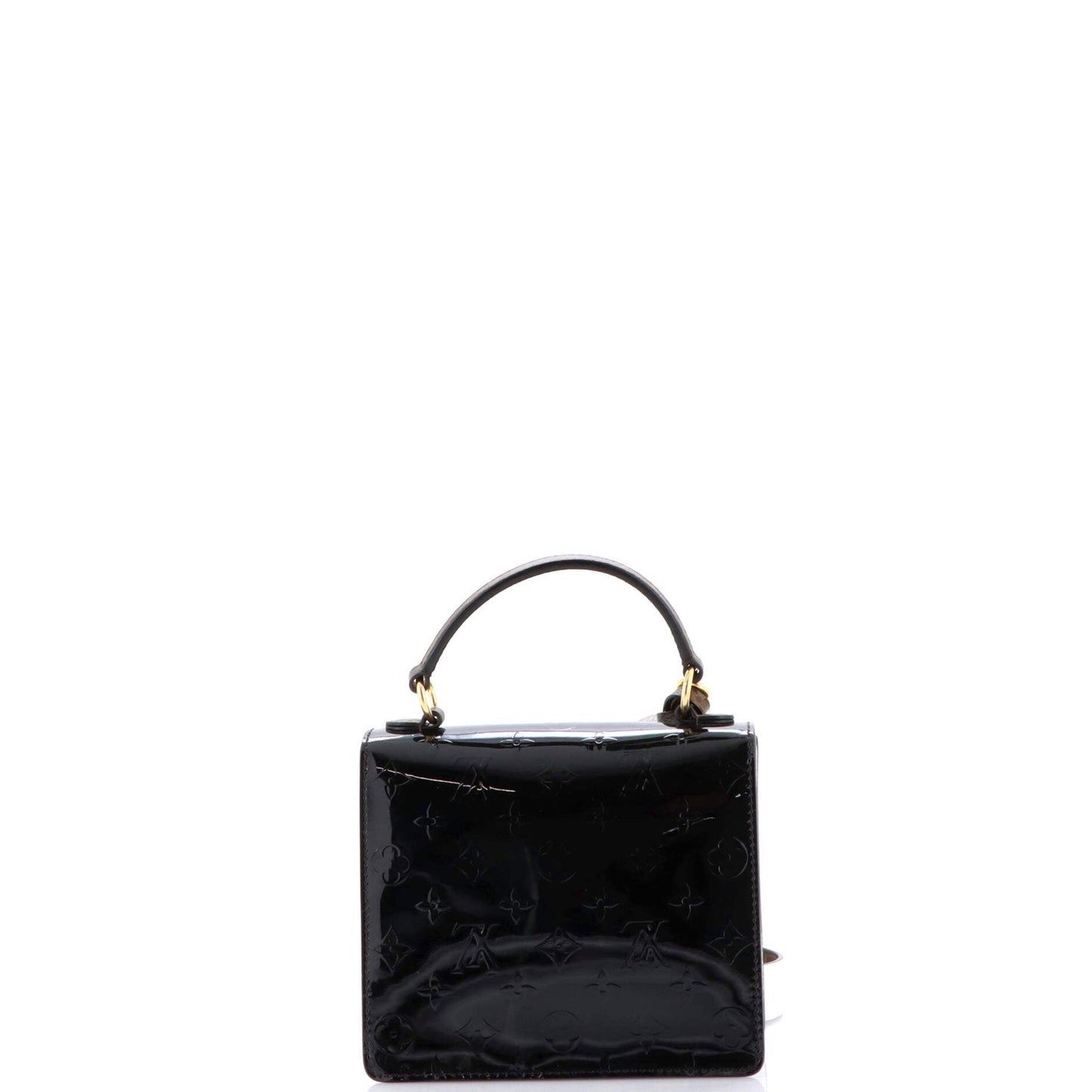 Louis Vuitton Spring Street Nm Handbag Monogram Vernis With Monogram Canvas