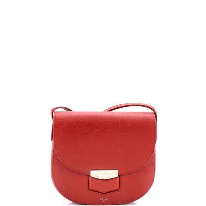 Celine Trotteur Crossbody Bag Grainy Leather Small