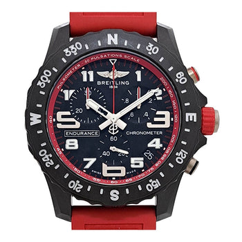 Breitling Endurance Pro Chronograph Date X82310 Black Men'S Used Watch #6299