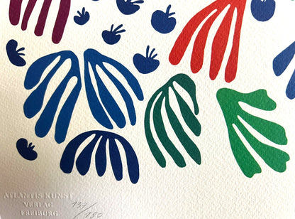 Henri Matisse Lithograph Coa Signed Op Numbered In Pencil