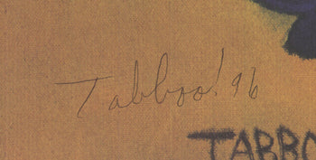 Stephen Tabboo Aka Tashjian Vase Of Flowers Adf Signed 