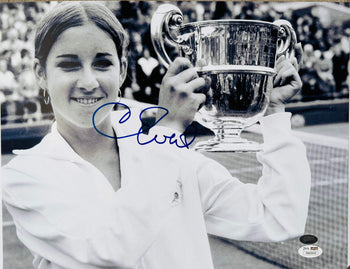Chris Evert Autographed 11X14 Tennis Photo (Jsa)