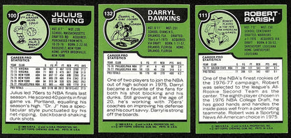 1977-78 Topps Basketball Complete Set (132) Parish Rc Dantley Rc Erving 199067