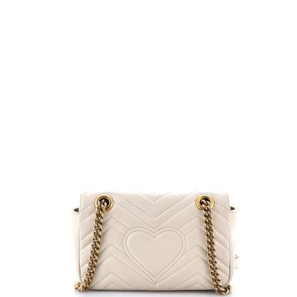 Gucci Gg Marmont Flap Bag Matelasse Leather Small