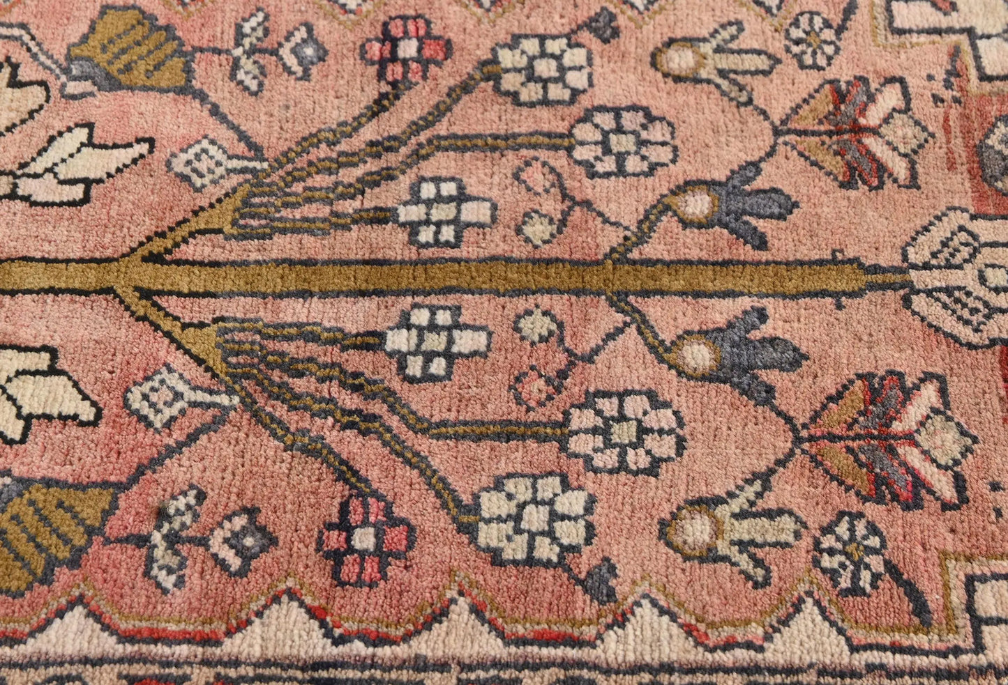 Semi Antique Serapi Oriental Rug 2X5 ft Wool