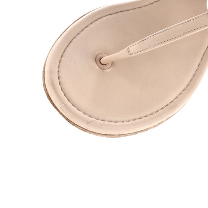 Chanel Women'S Cc Thong Sandals Leather