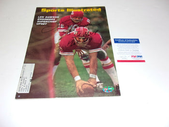 Len Dawson Kansas City Chiefs,Hof 87,Sb Mvp
