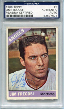 Jim Fregosi Autographed 1966 Topps Card (Psa)