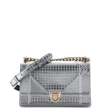 Christian Dior Diorama Flap Bag Cannage Embossed Calfskin Small