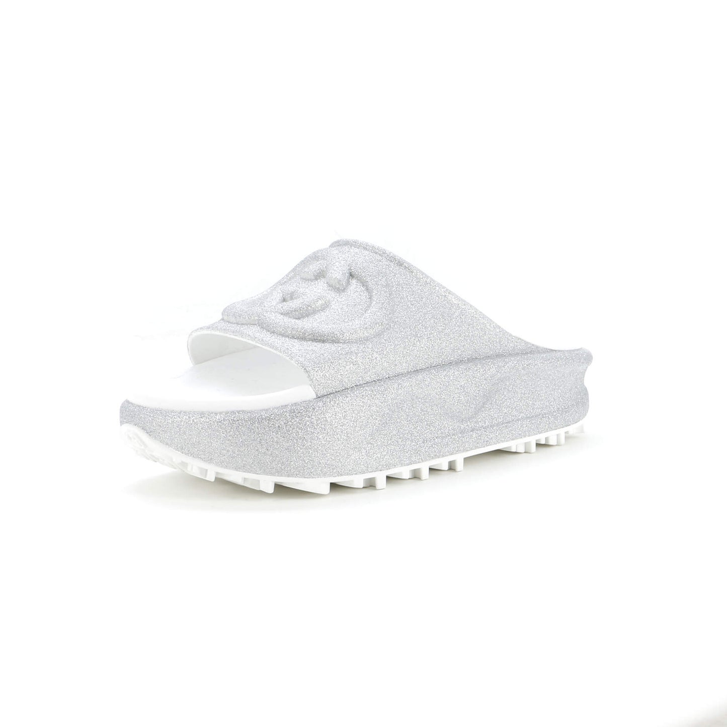 Gucci Interlocking G Platform Slide Sandals Rubber